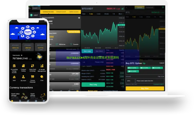 秒合约交易所源码出售_开源多语言数字货币币币撮合交易系统开发